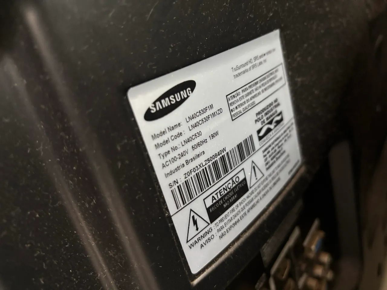 TV Samsung 42 polegadas com controle funcionando  - Foto 4