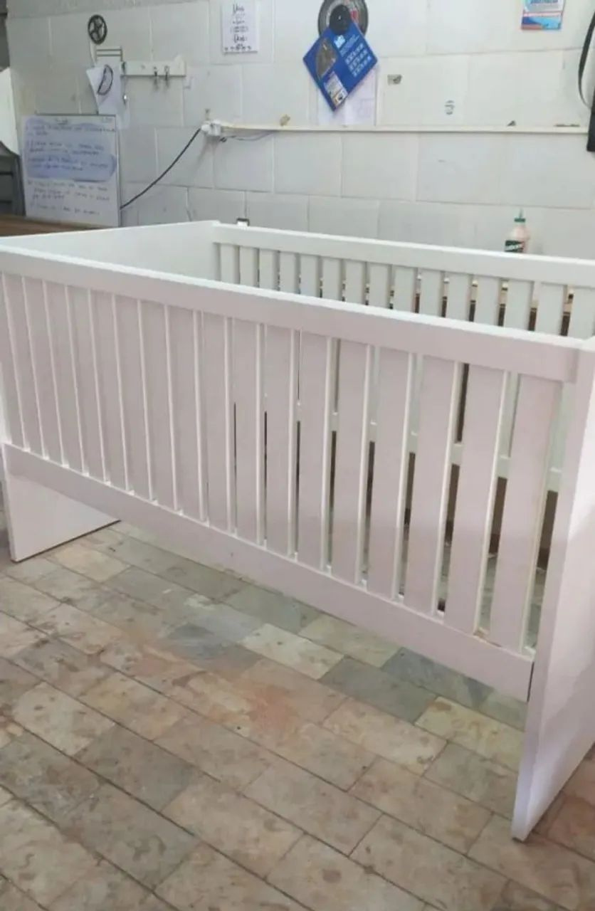 Cama/Berço com Auxiliar em 100% MDF Excelente Oportunidade  - Foto 6