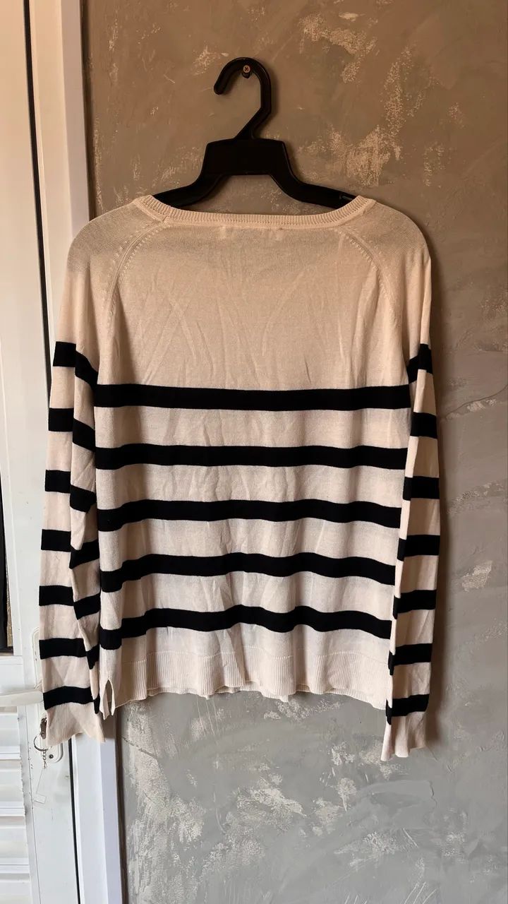 blusa de frio zara listrada m - Foto 2