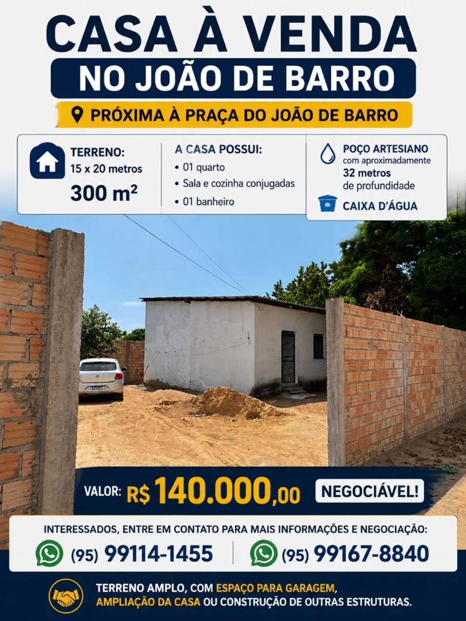 ABERTO A NEGOCIAÇÃO CASA PROXIMA A PRAÇA DO JOAO DE BARRO  - Foto 4