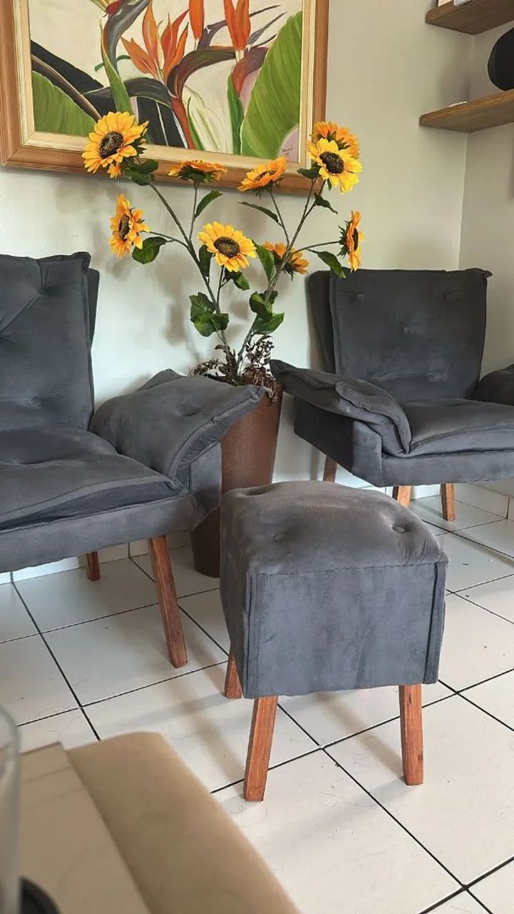 Poltronas lindas sofá  - Foto 5