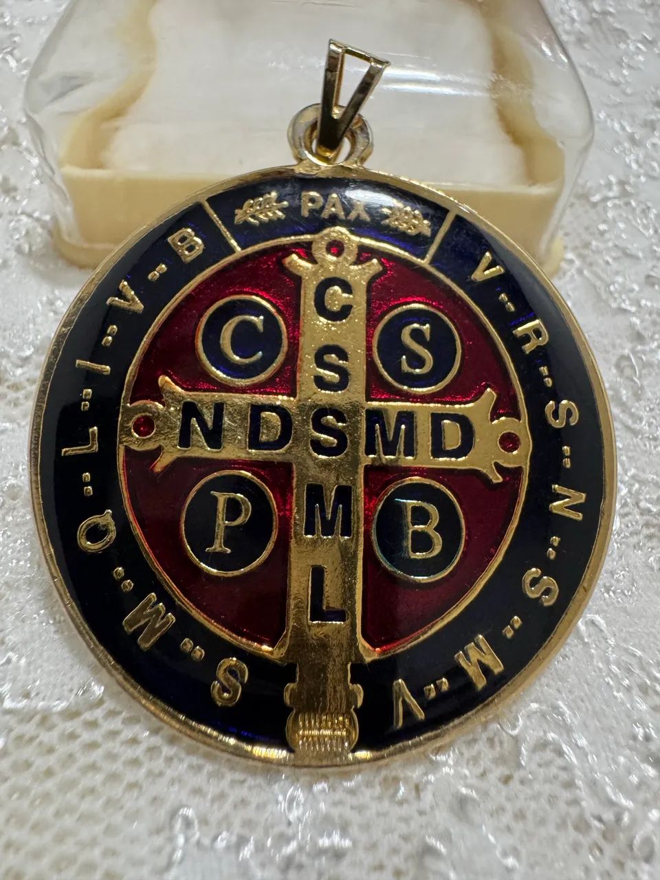 PINGENTE/MEDALHÃO COMEMORATIVO COMPRADO EM ROMA/VATICANO