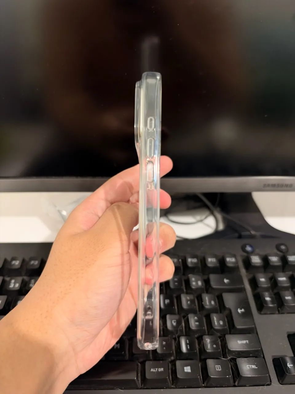 CLEAR CASE IPHONE 18 PRO MAX ORIGINAL  - Foto 4