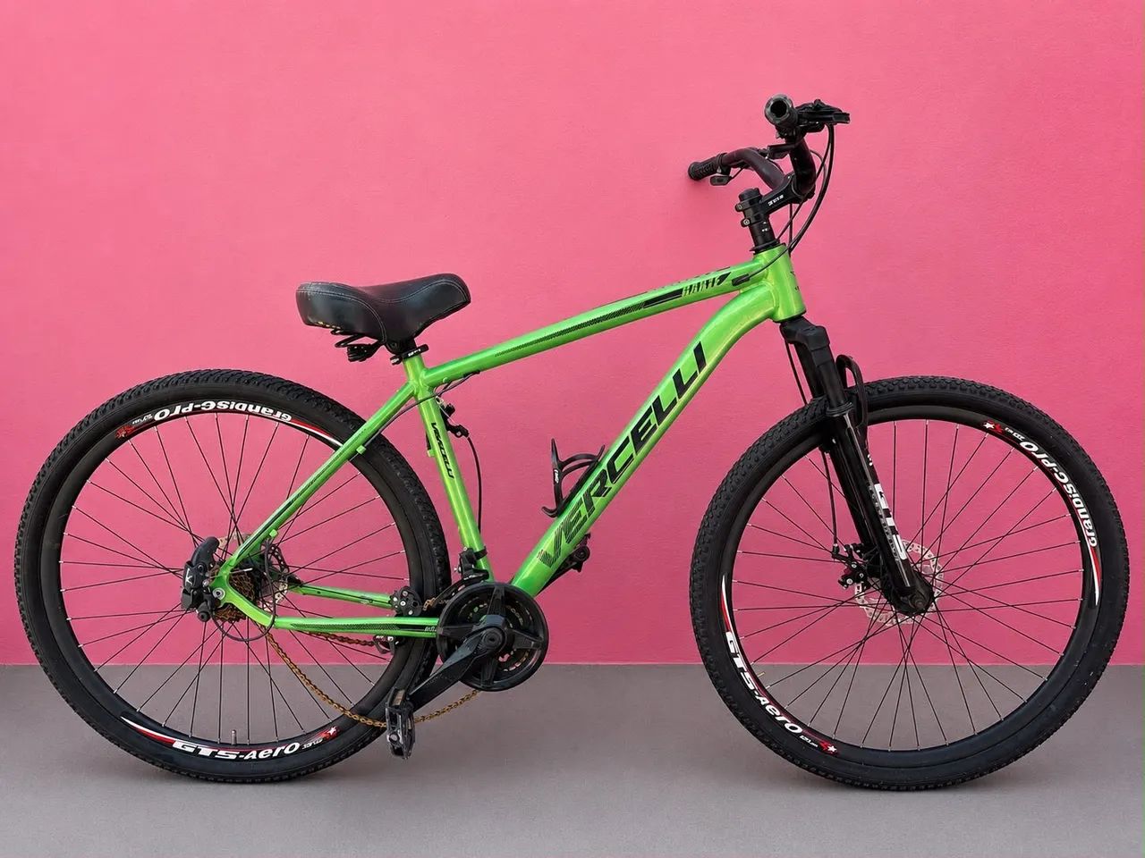 Bicileta aro 29 roda aero com marcha