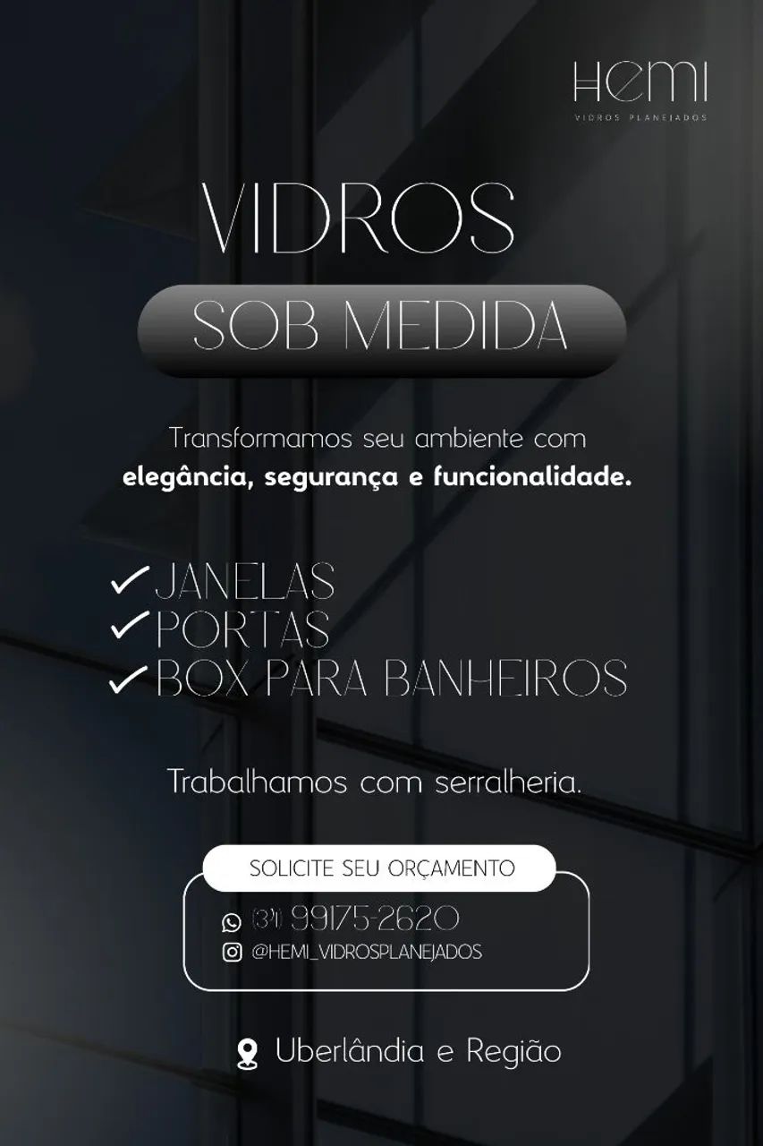 VIDROS SOB MEDIDA 