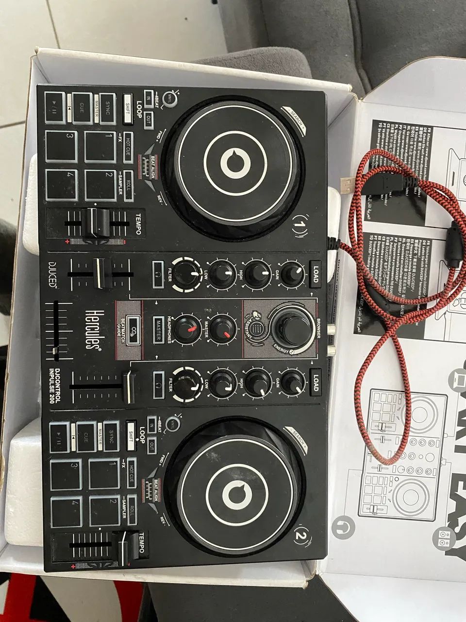 djcontrol inpulse 200 hercules