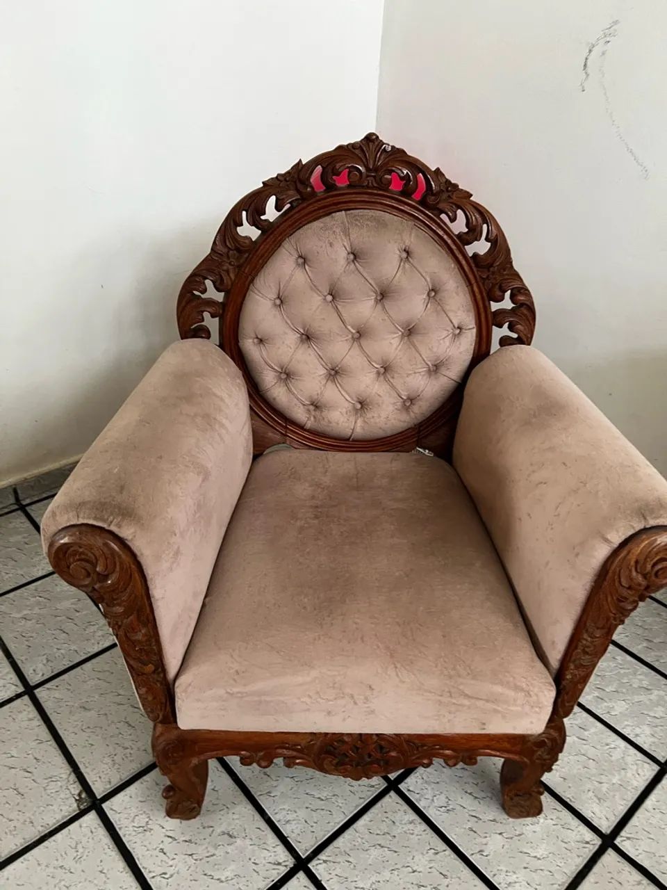 Conjunto de sofá retrô/vintage - Foto 5