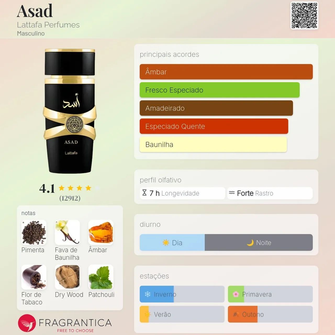 (NOVO) Perfume Asad Lattafa {ORIGINAL} - Foto 2