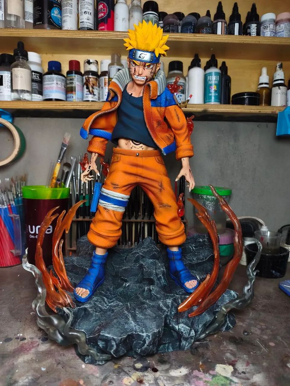 Naruto Rage Estátua Resina  - Foto 2