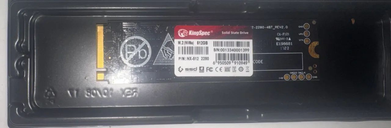 SSD KINGSPEC 512 GB - Foto 2