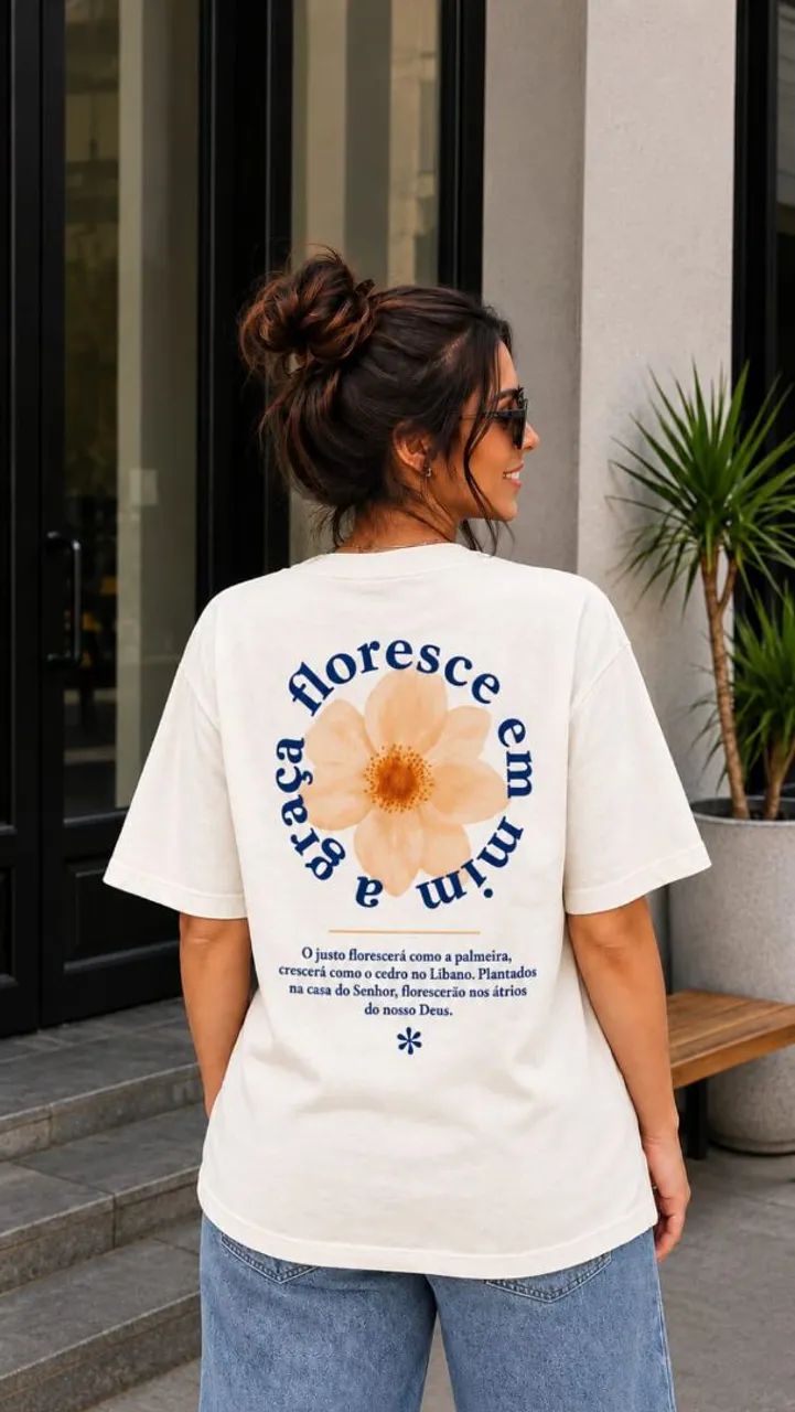 Camiseta Oversized feminina  - Foto 2