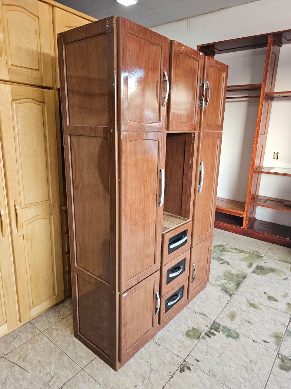 Guarda roupa usado de pinho  - Foto 4