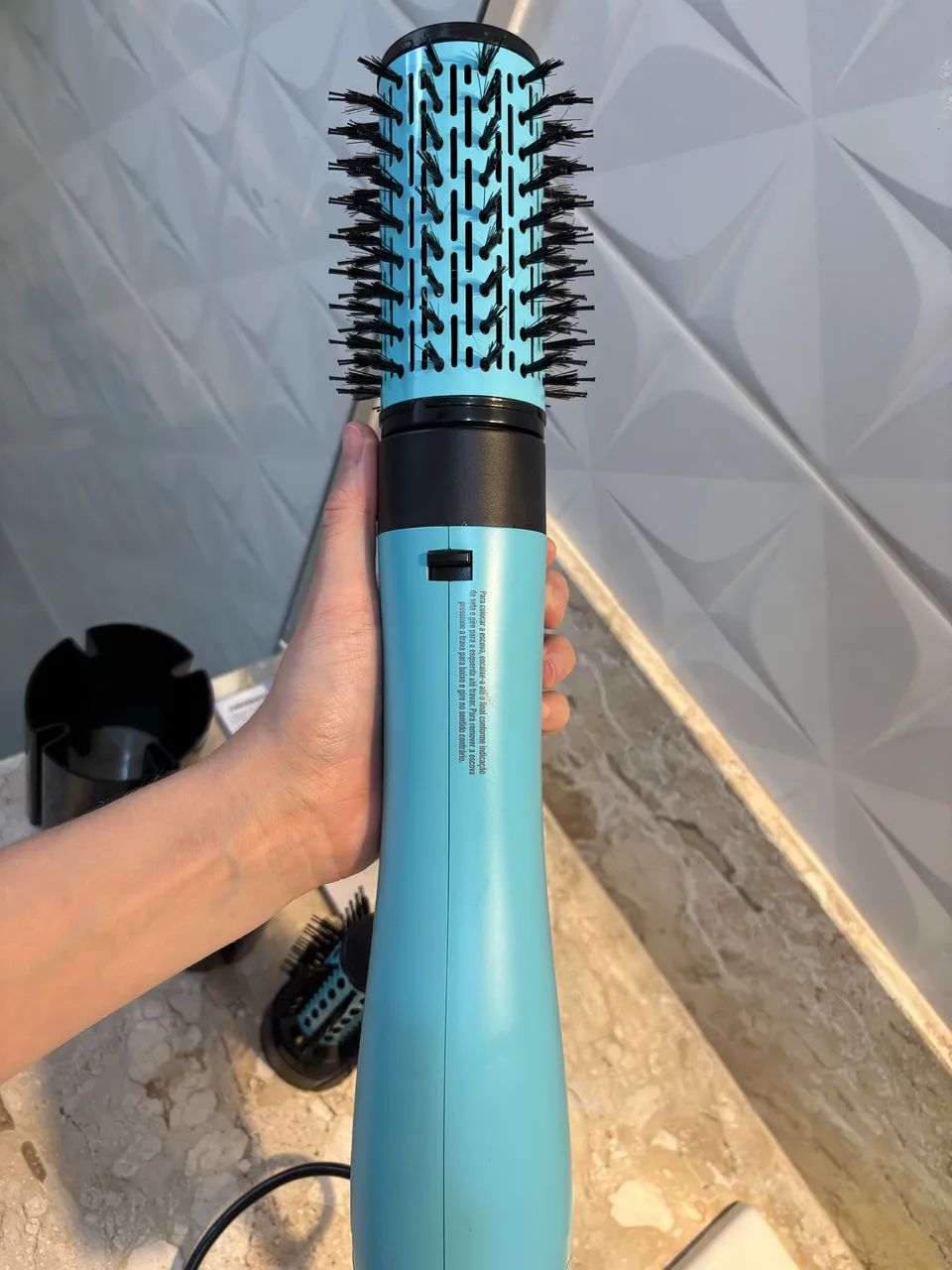 Escova Secadora Rotativa Blue Polishop - Nova - Excelente Estado - Foto 3