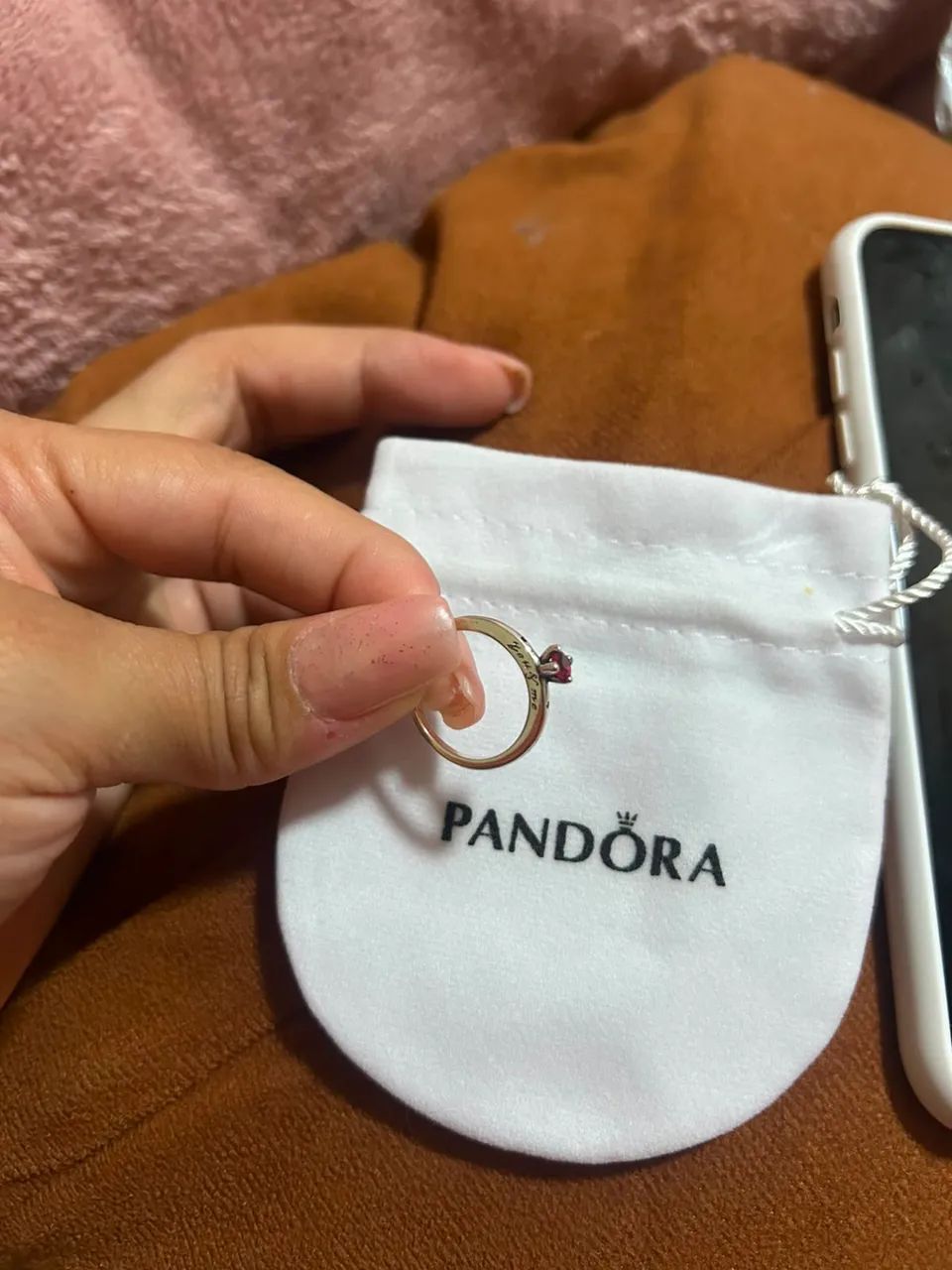 Anel Pandora original, nunca usado desapegando 