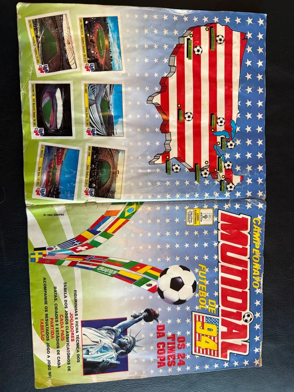 Álbum COMPLETO Copa 1994 - Foto 4