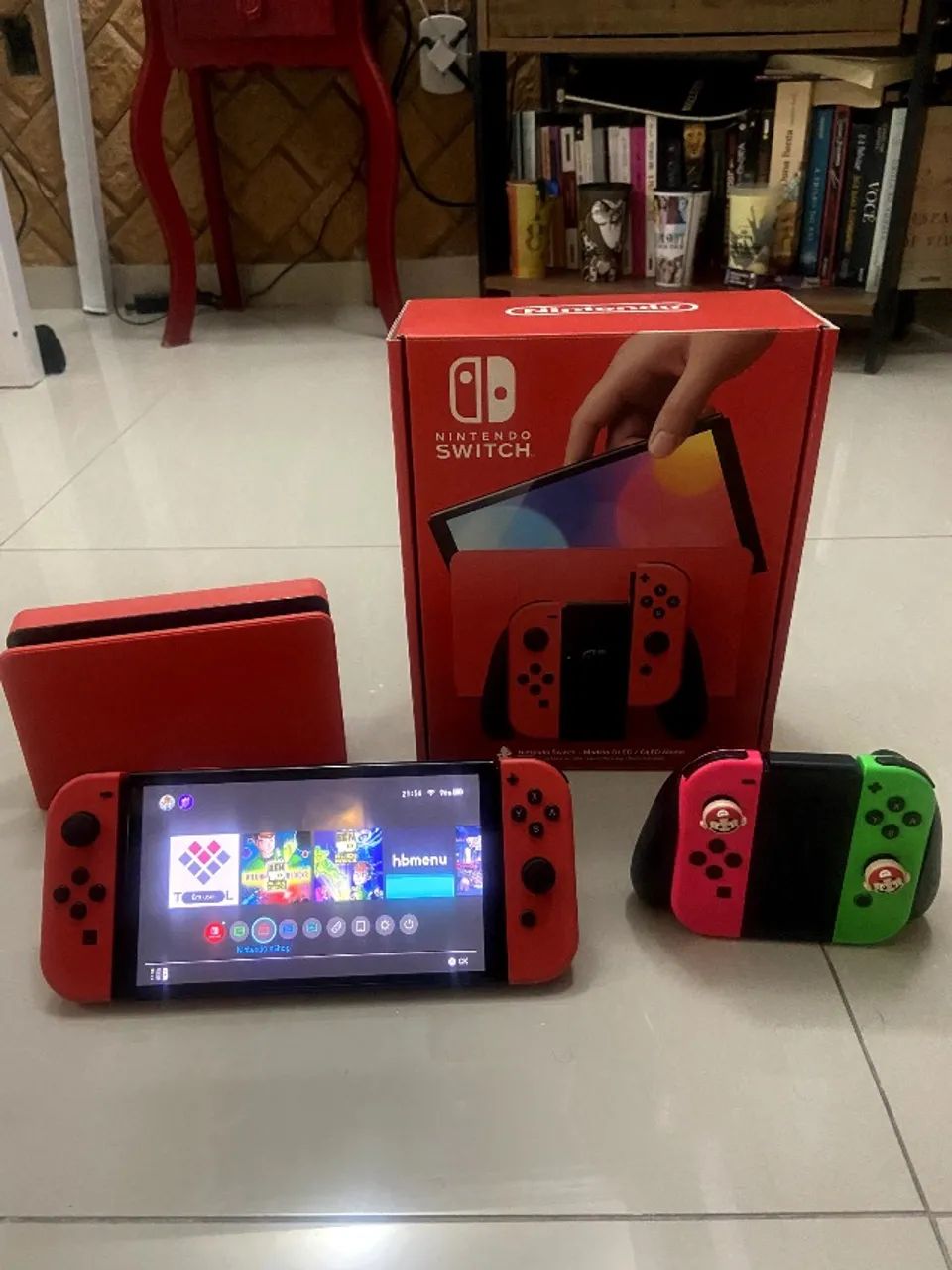 Switch Oled Desbloqueado - Mario Version 
