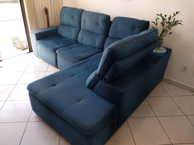 Sofa retratil e reclinavel com chaise - Foto 5