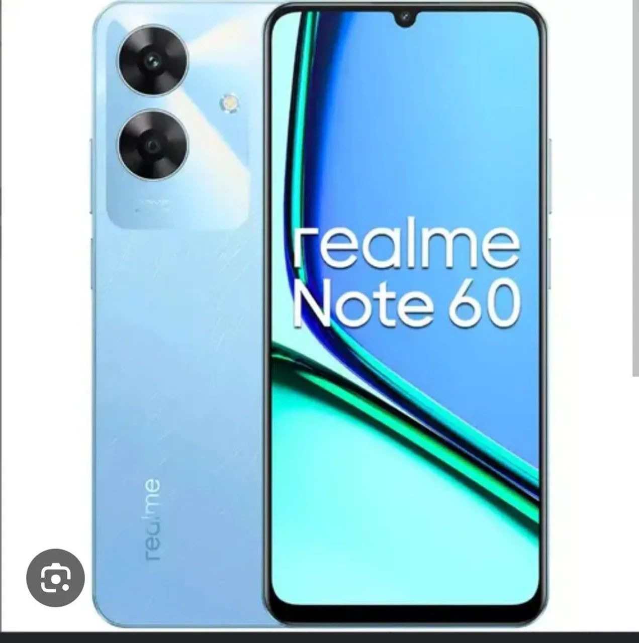 REALME NOTE 60. 4G/128GB Azul.  Preto. Verde