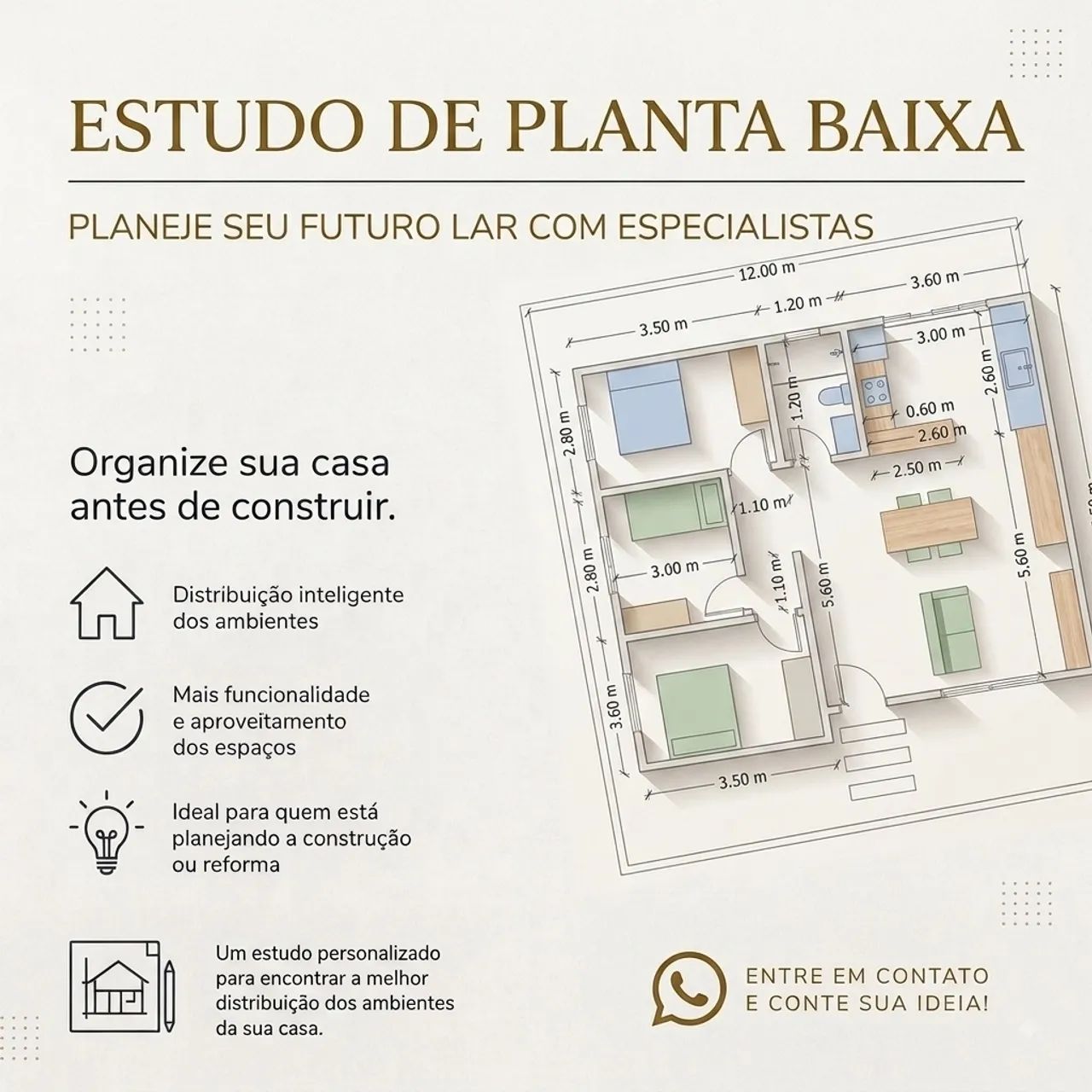ARQUITETO | PLANTA BAIXA | LAYOUT 