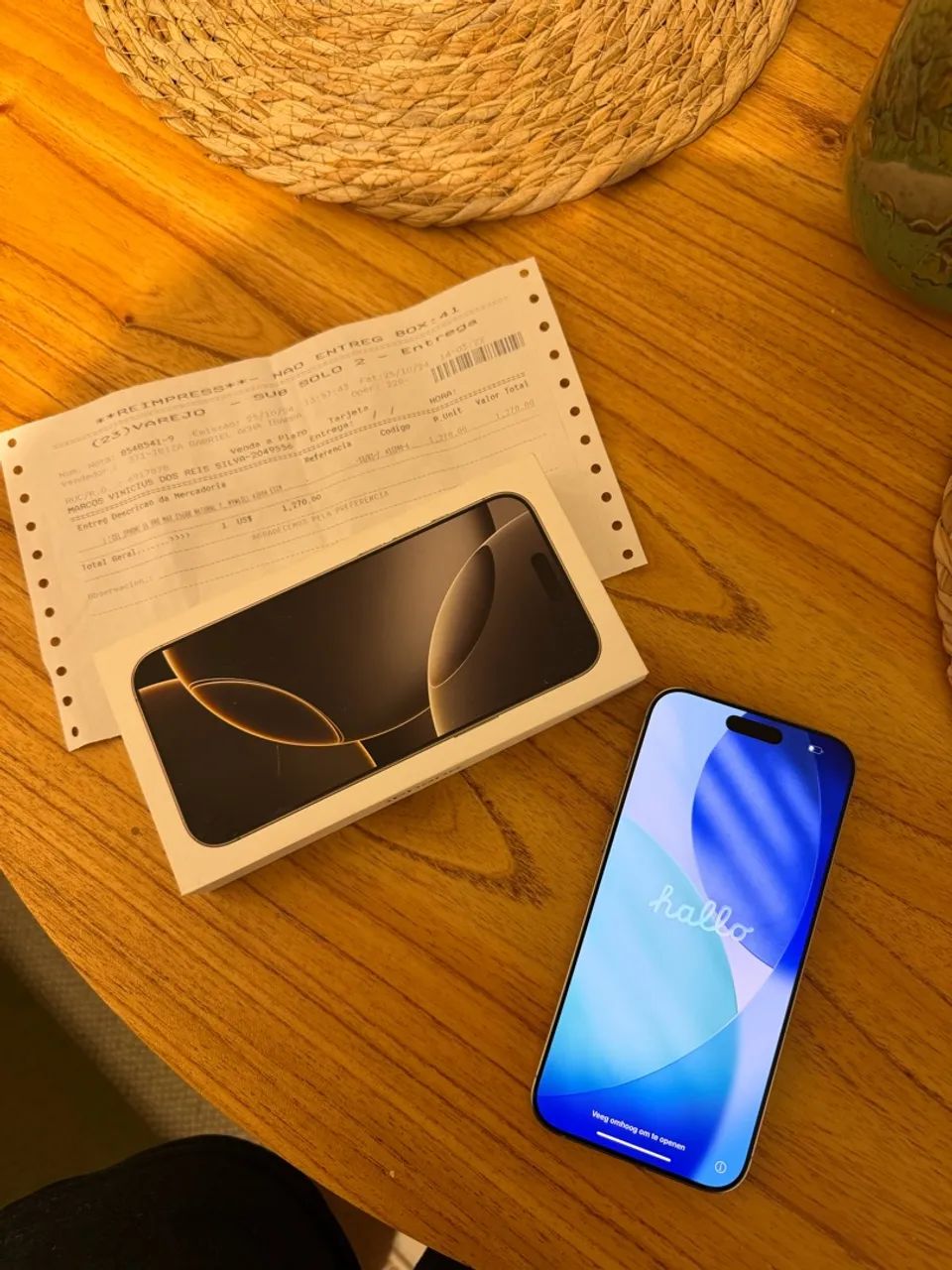 iPhone 16 Pro Max (256 Gb) - Caixa e nota fiscal  - Foto 2