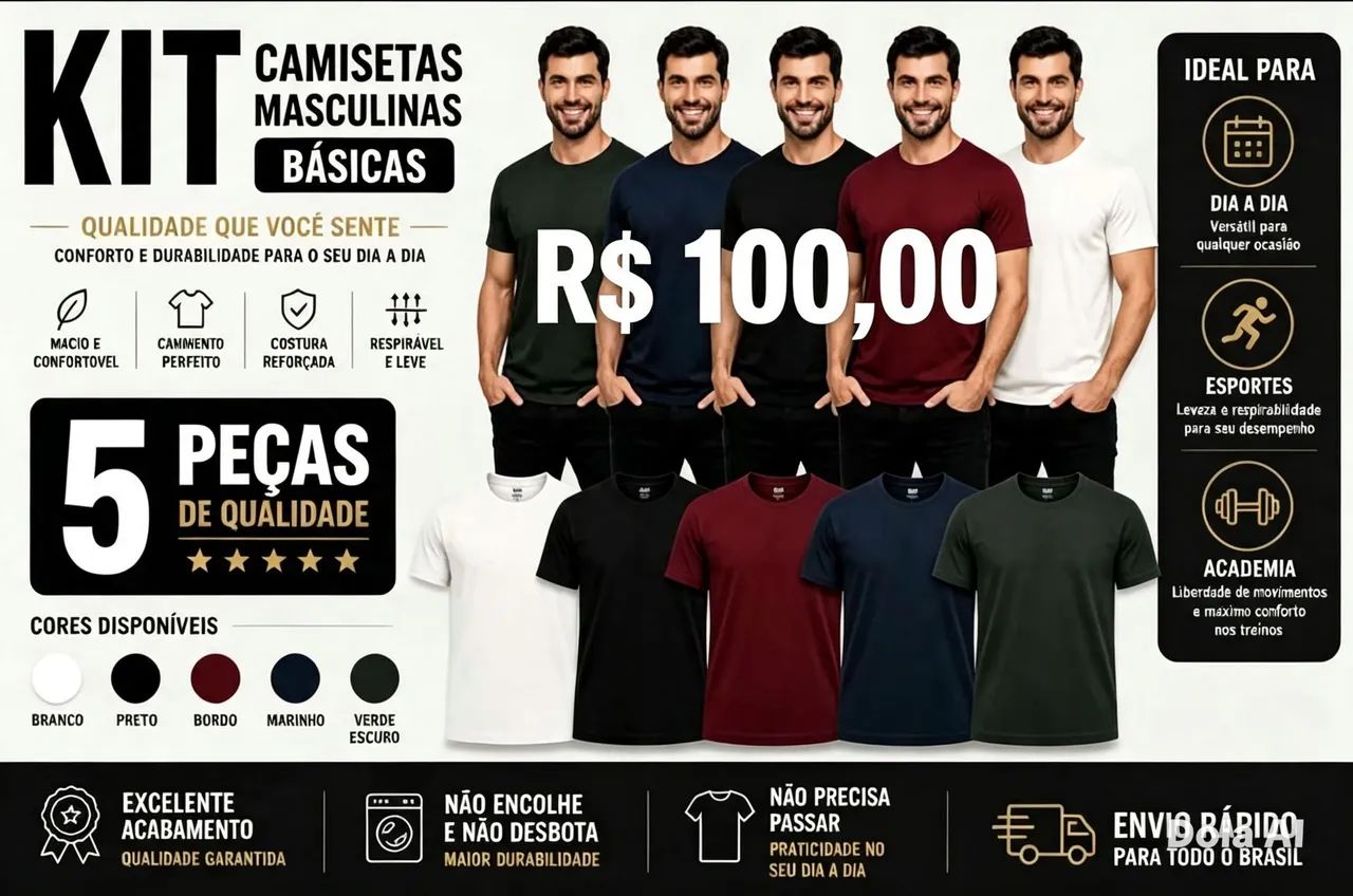 Camisa Masculina 
