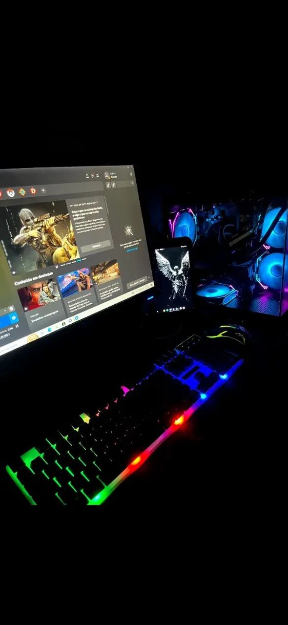 Vendo ou troco Pc gamer por iPhone  - Foto 2