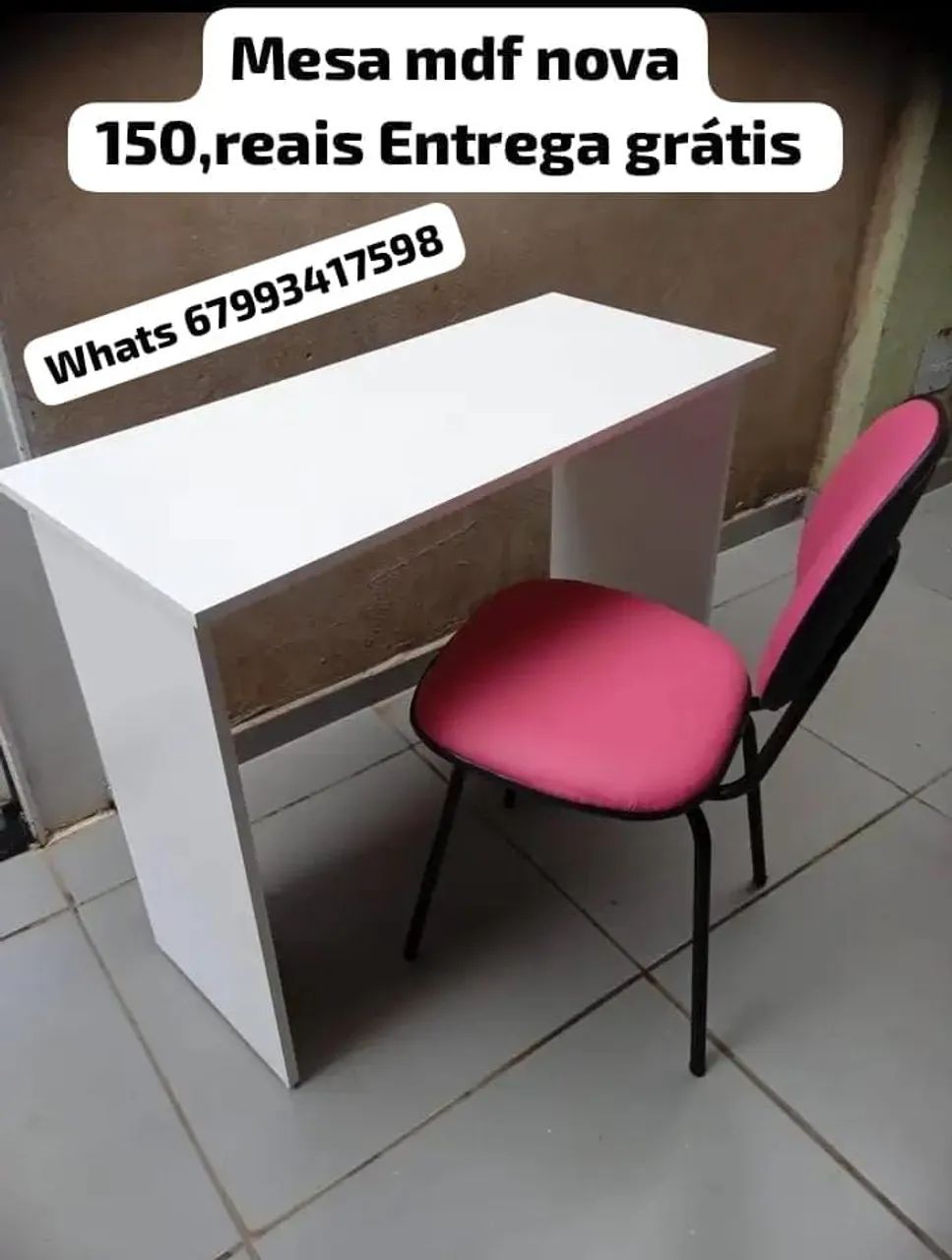 Mesa de estudo mdf 