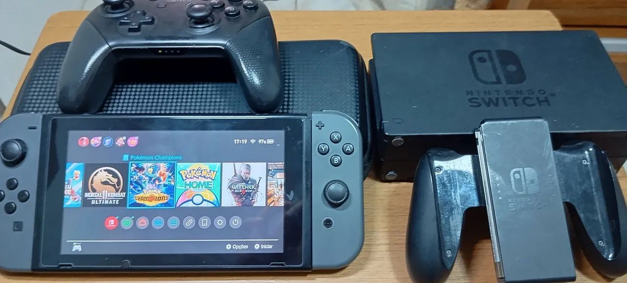 NINTENDO SWITCH V2, PRO CONTROLLER. PARA SAIR LOGO!!!!, 25 GB+128GB - Foto 4