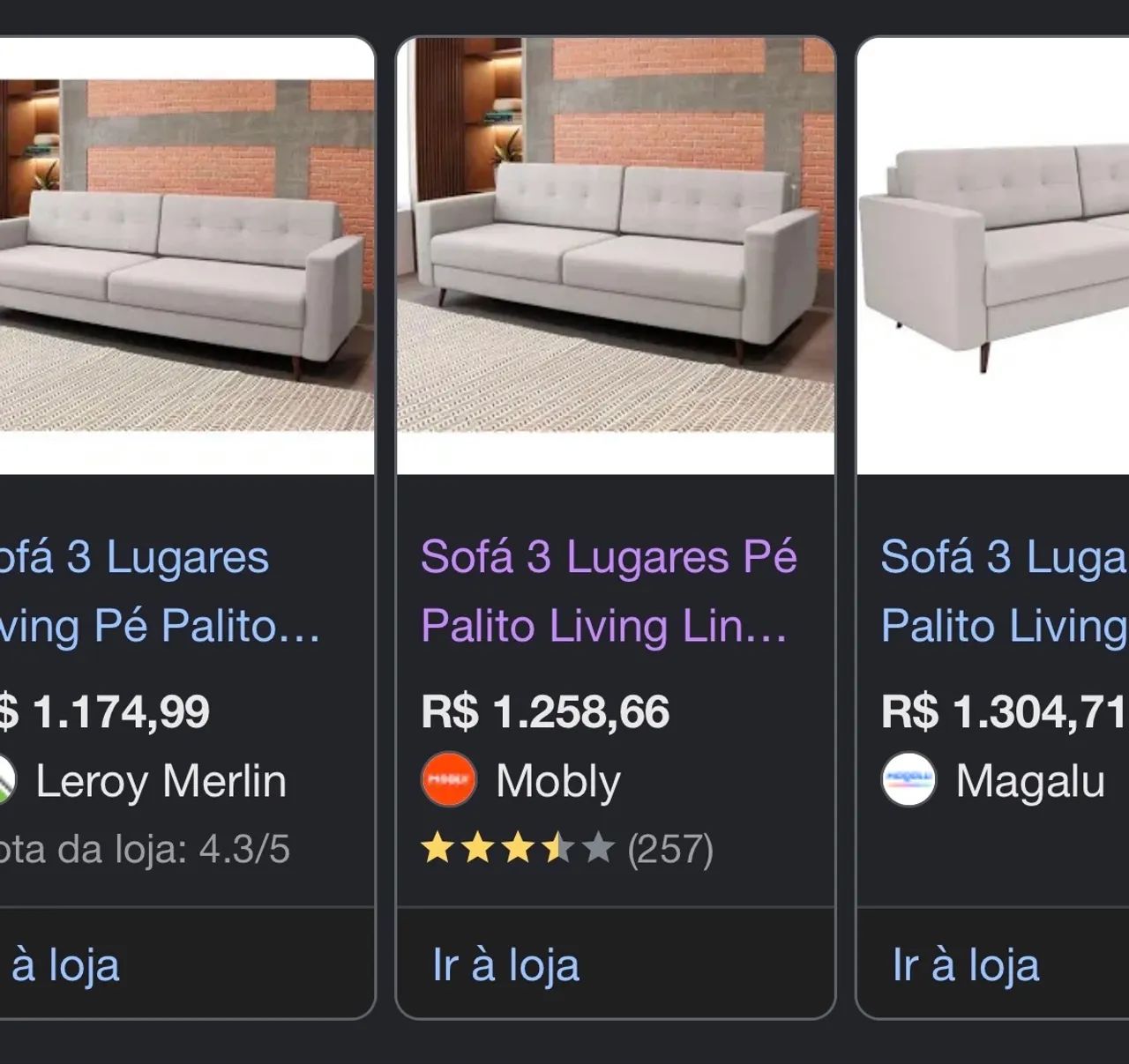 Sofá 3 Lugares - Foto 4