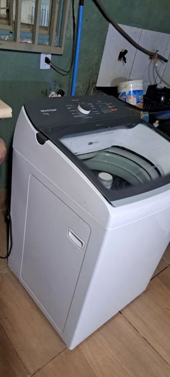 Máquina de lavar Brastemp active cesto de inox 12kg funcionando todas funções  - Foto 2