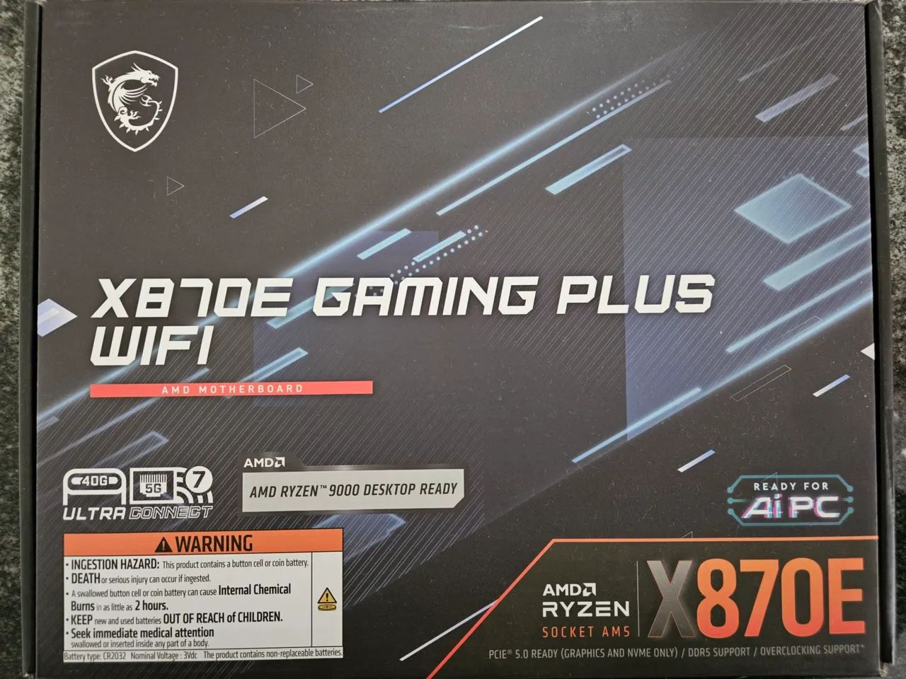 Placa-Mãe MSI X870E GAMING PLUS WIFI