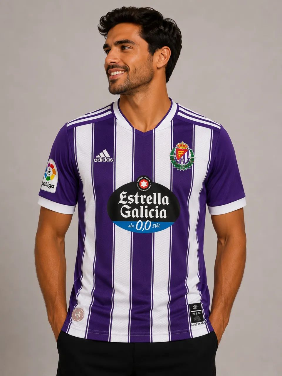 Camisa Original Adidas Real Vallaloid (Espanha) - Ano 2022