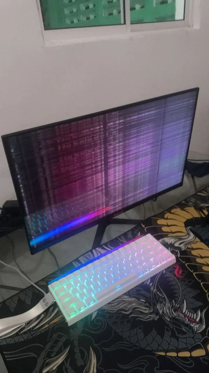 Monitor Gamer 144 hz 24pol.COM DEFEITO  - Foto 4