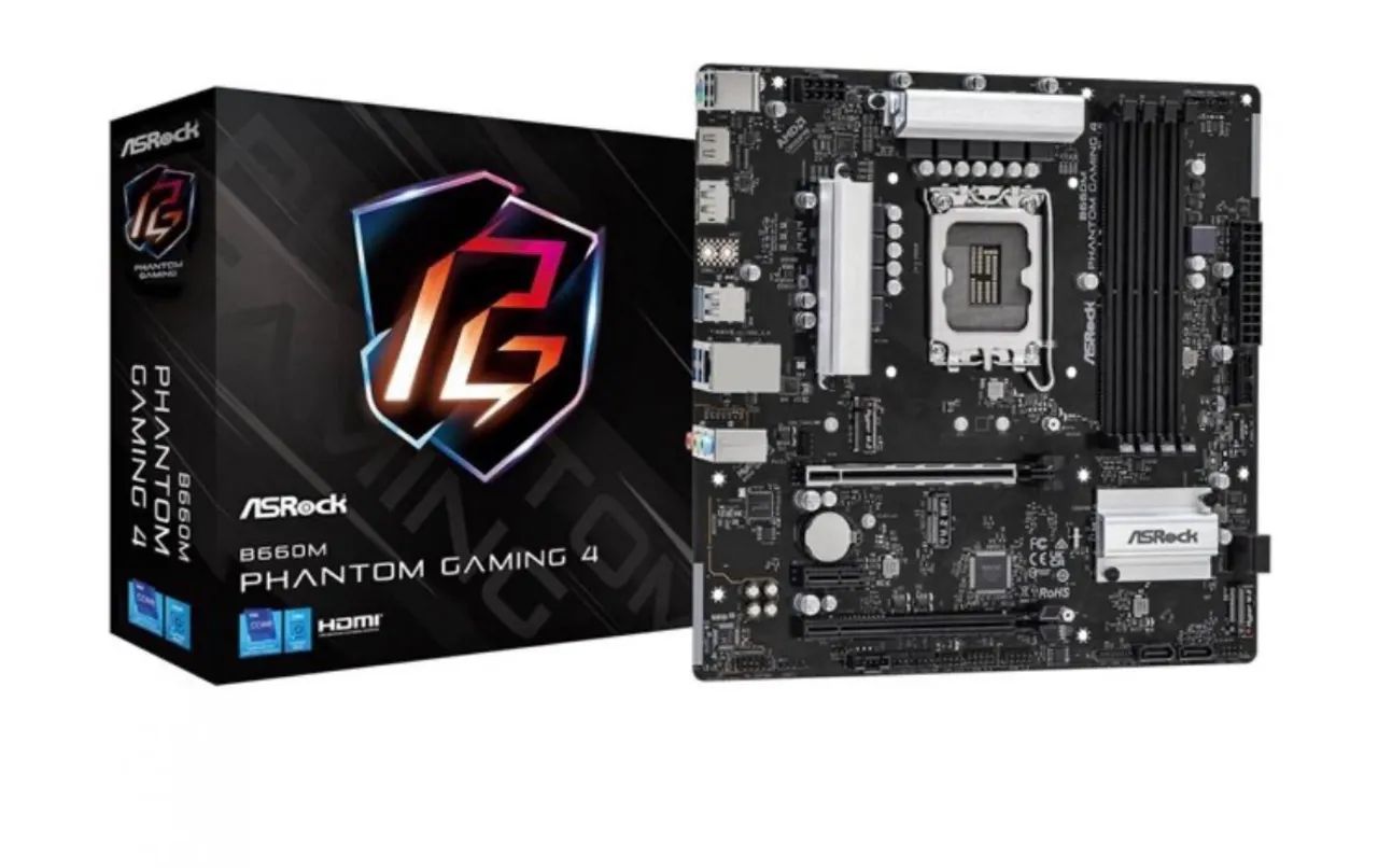 Kit Intel Core i5-12400 + ASRock B660M Phantom Gaming 4 - Foto 2
