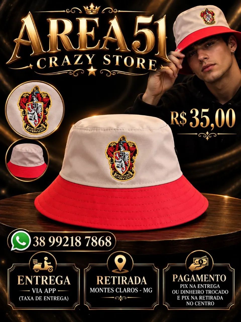 Bucket hat geek (preço unidade) - Foto 3
