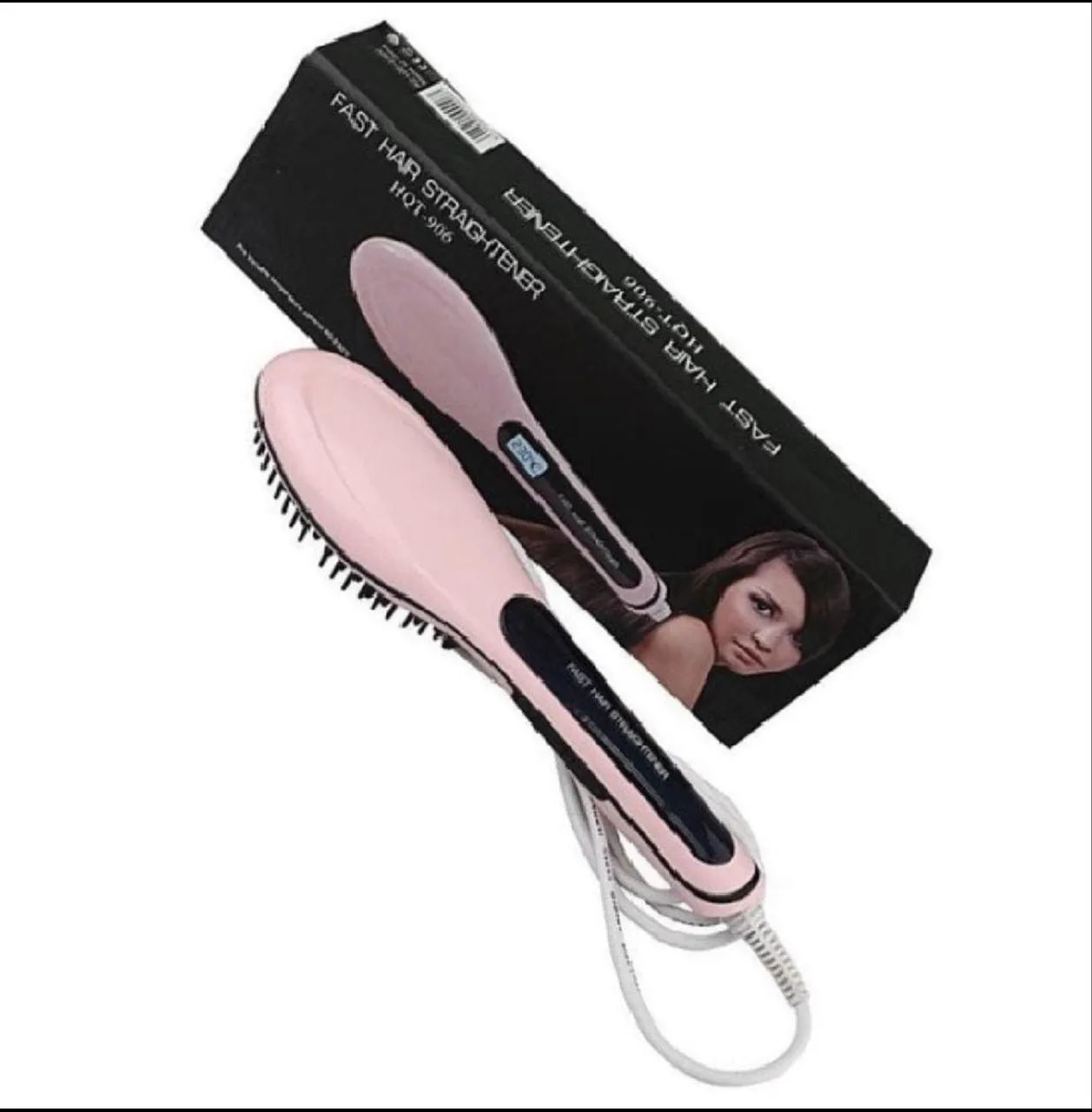 Escova alisadora Fast Hair Straightener HQT-906, prática e eficiente para alisar e modelar - Foto 4
