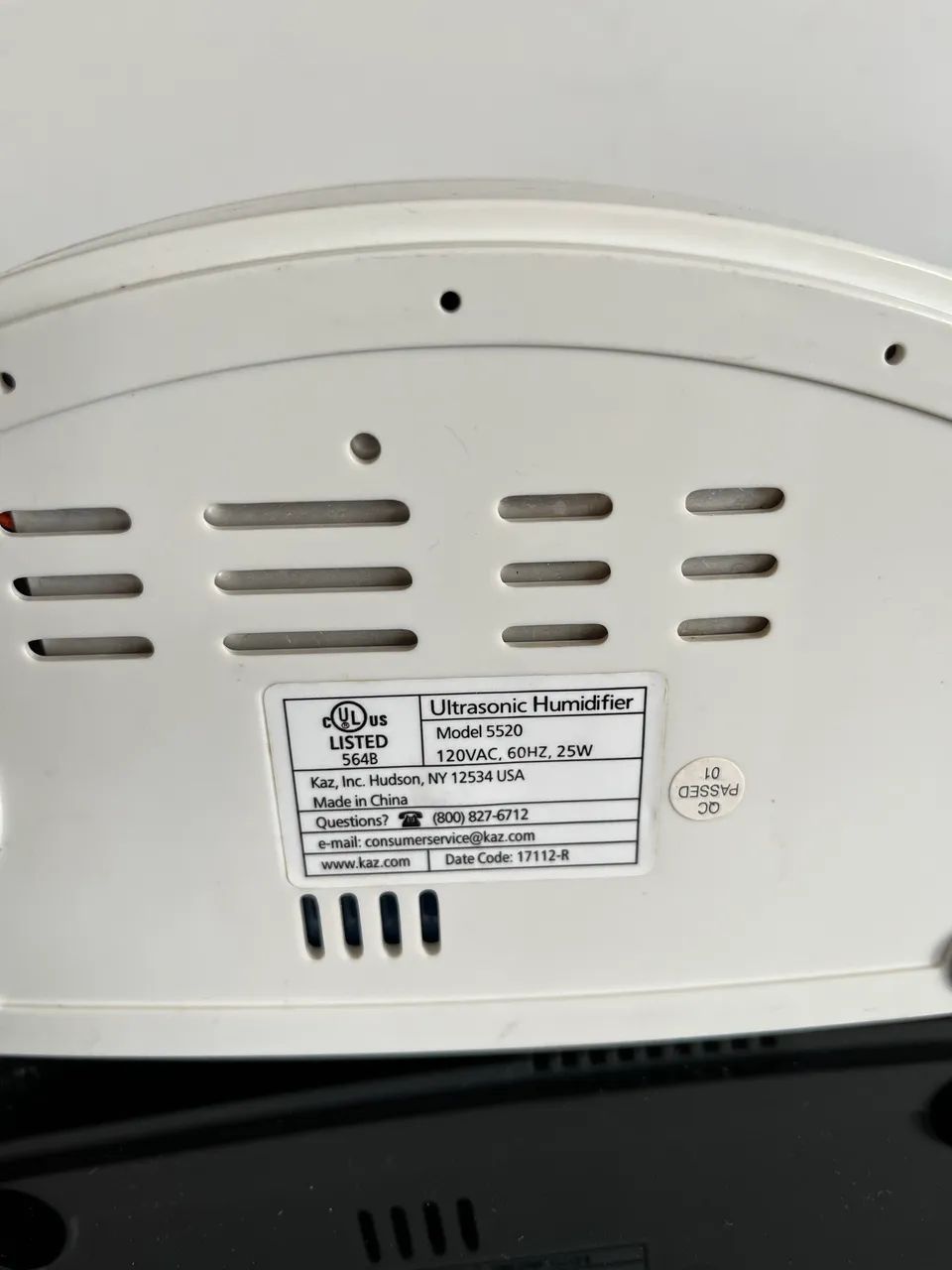 Umidificador ultra-sônico importado Kaz 110v  - Foto 2