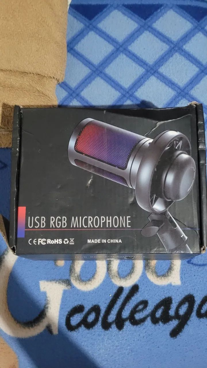 Microfone rgb para pc - Foto 4