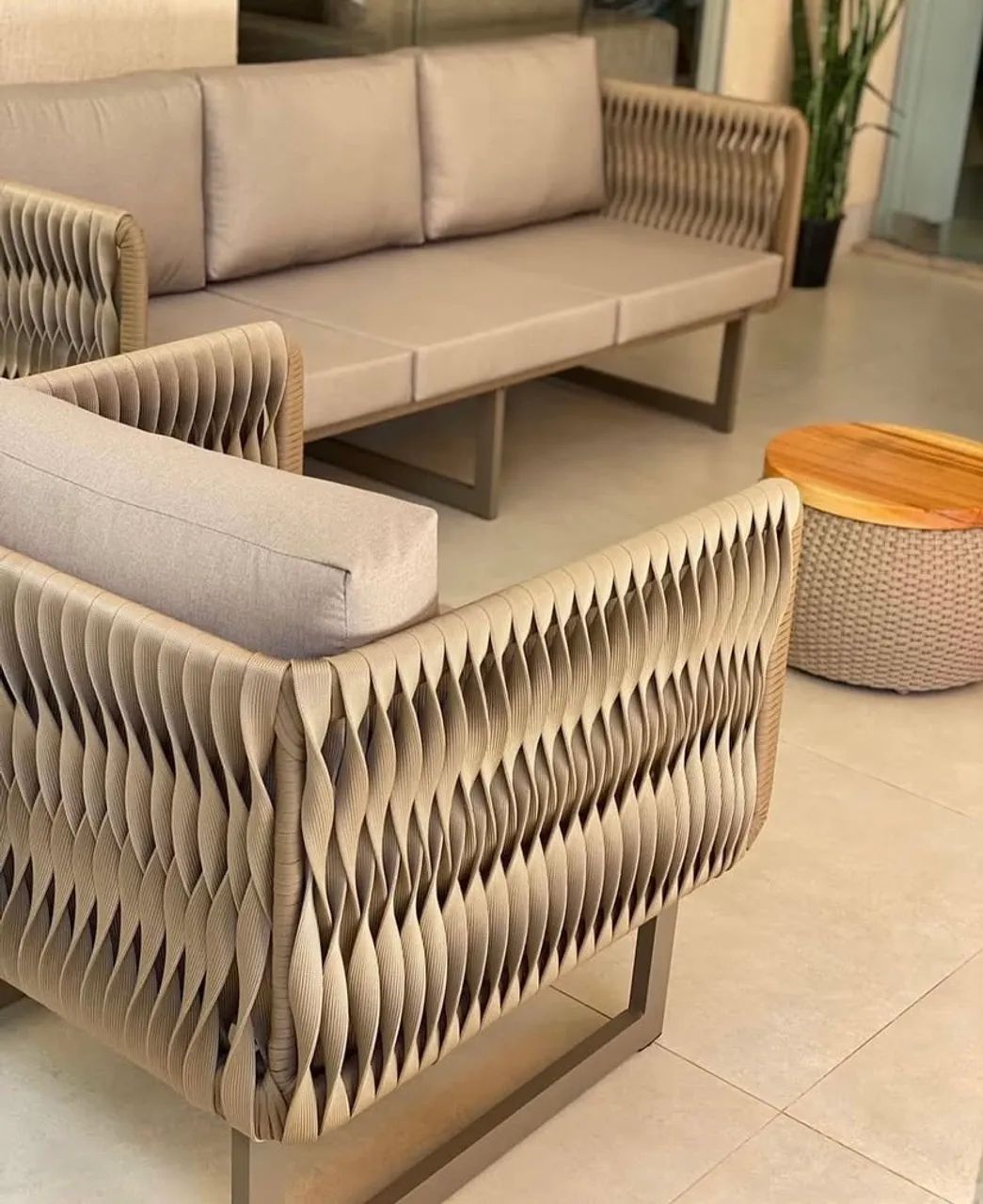 Conjunto sofá para área externa  - Foto 2