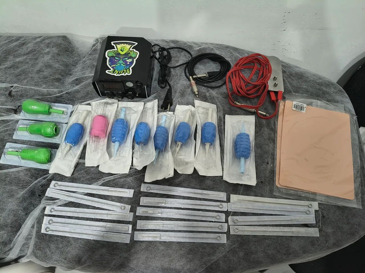 Kit tattoo! Máquina Mastodont DC Machine + acessórios e produtos.  - Foto 4