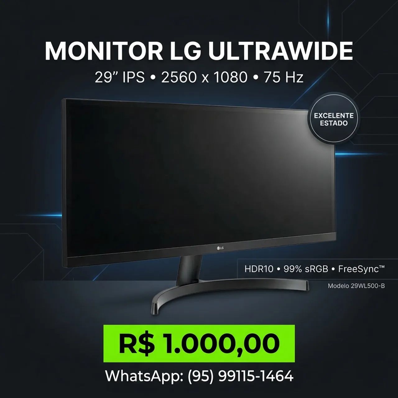 Monitor LG Ultraswide 29?