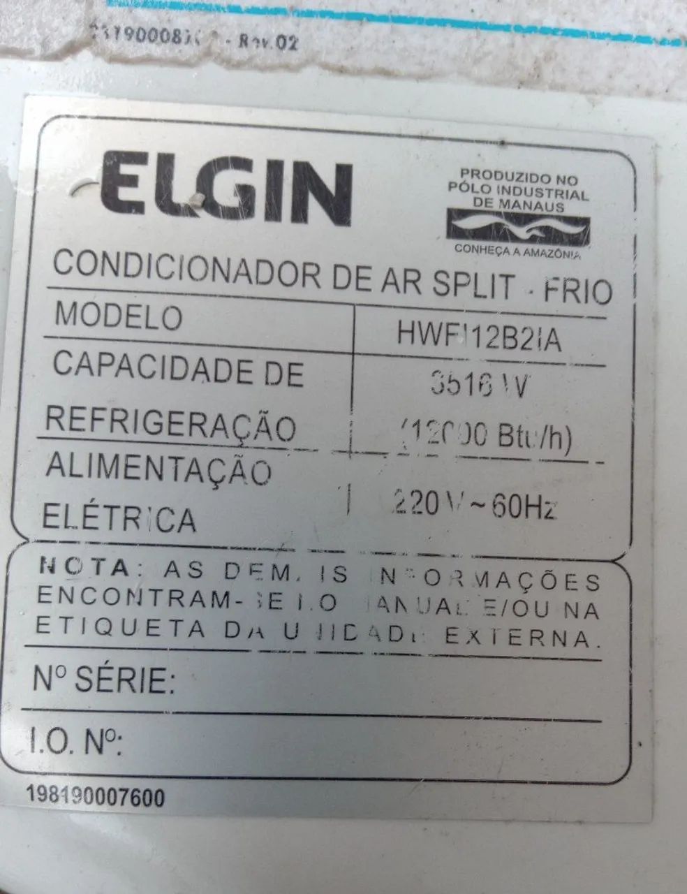 Ar condicionado 
