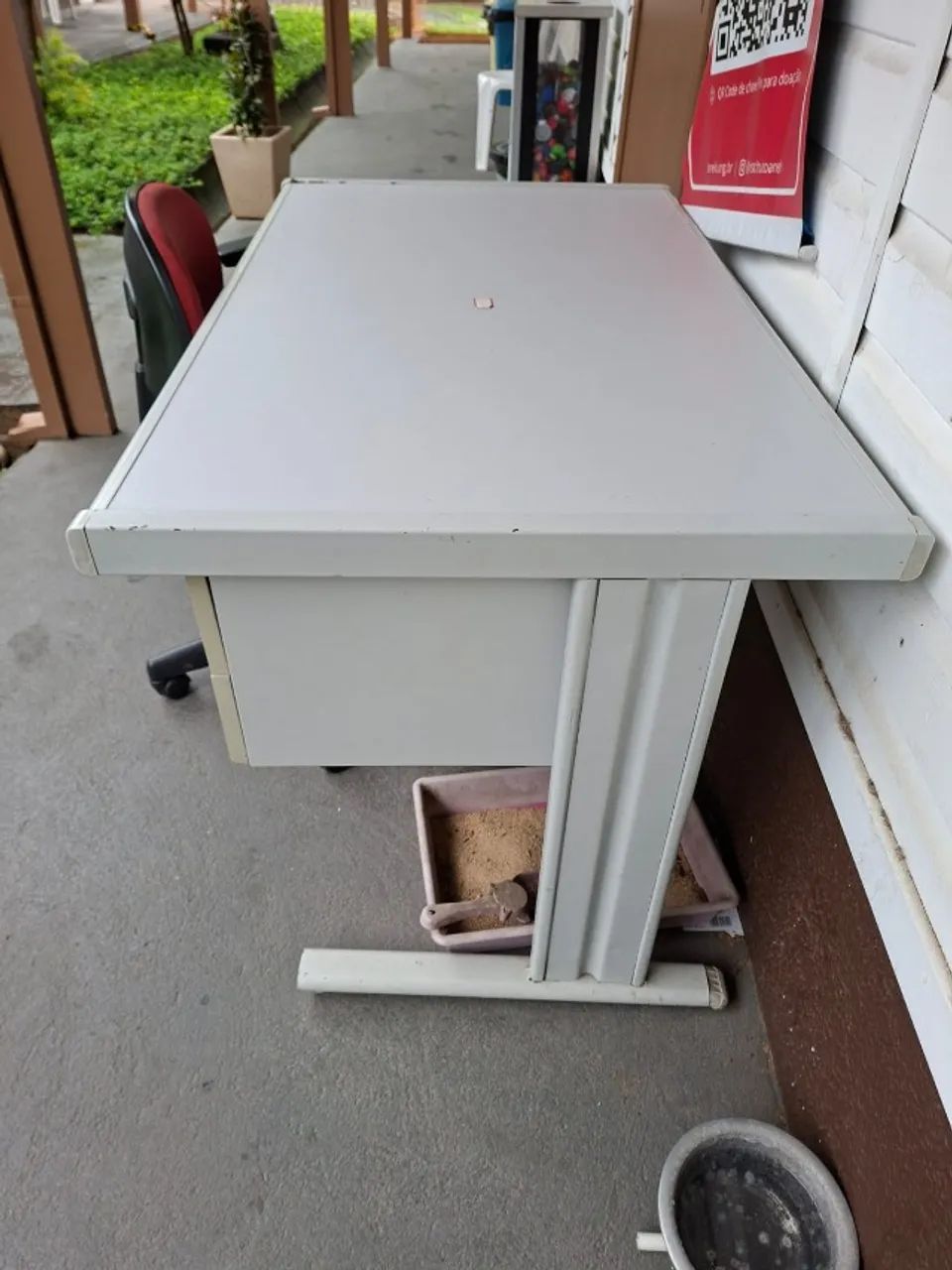 Mesa de Escritório com Duas Gavetas - Foto 3