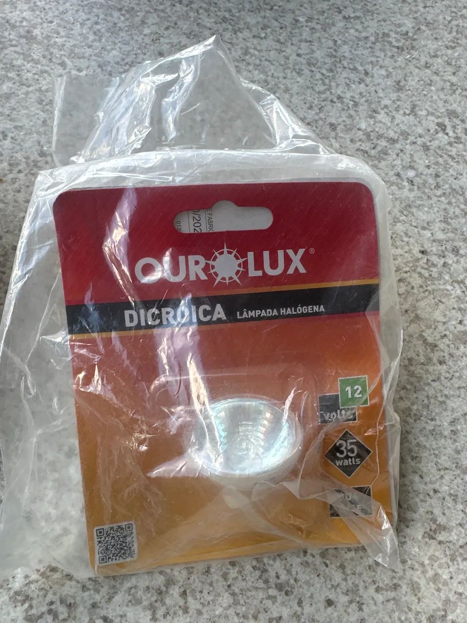 Kit 4 Lâmpadas Dicróicas OUR LUX 12V 35W GU5.3 - Novas