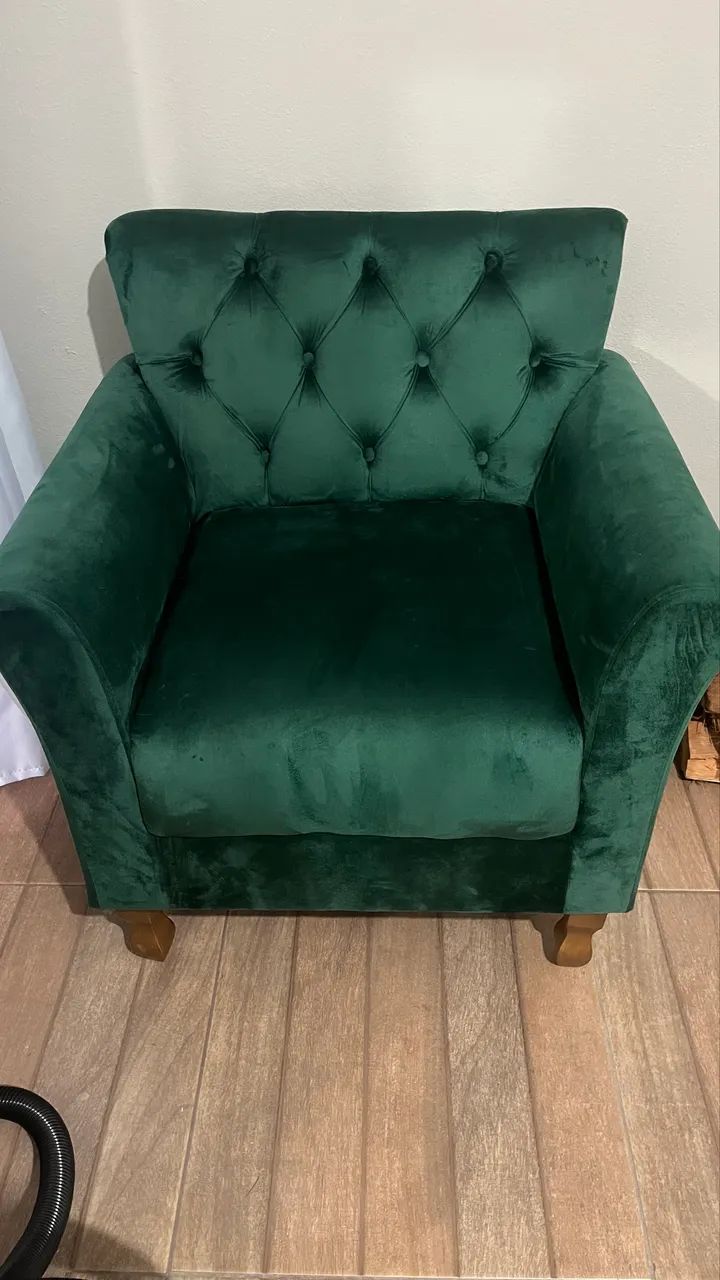 Poltrona verde musgo  - Foto 3