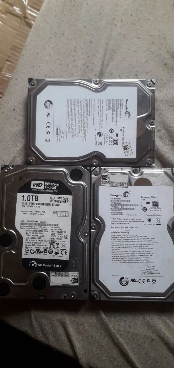 Hd de 1 tera para DVR CFTV 