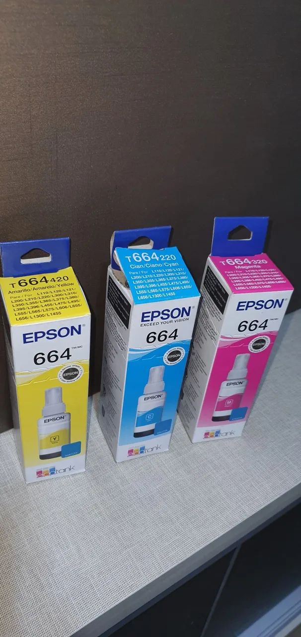 Kit Tinta Ecotank Epson