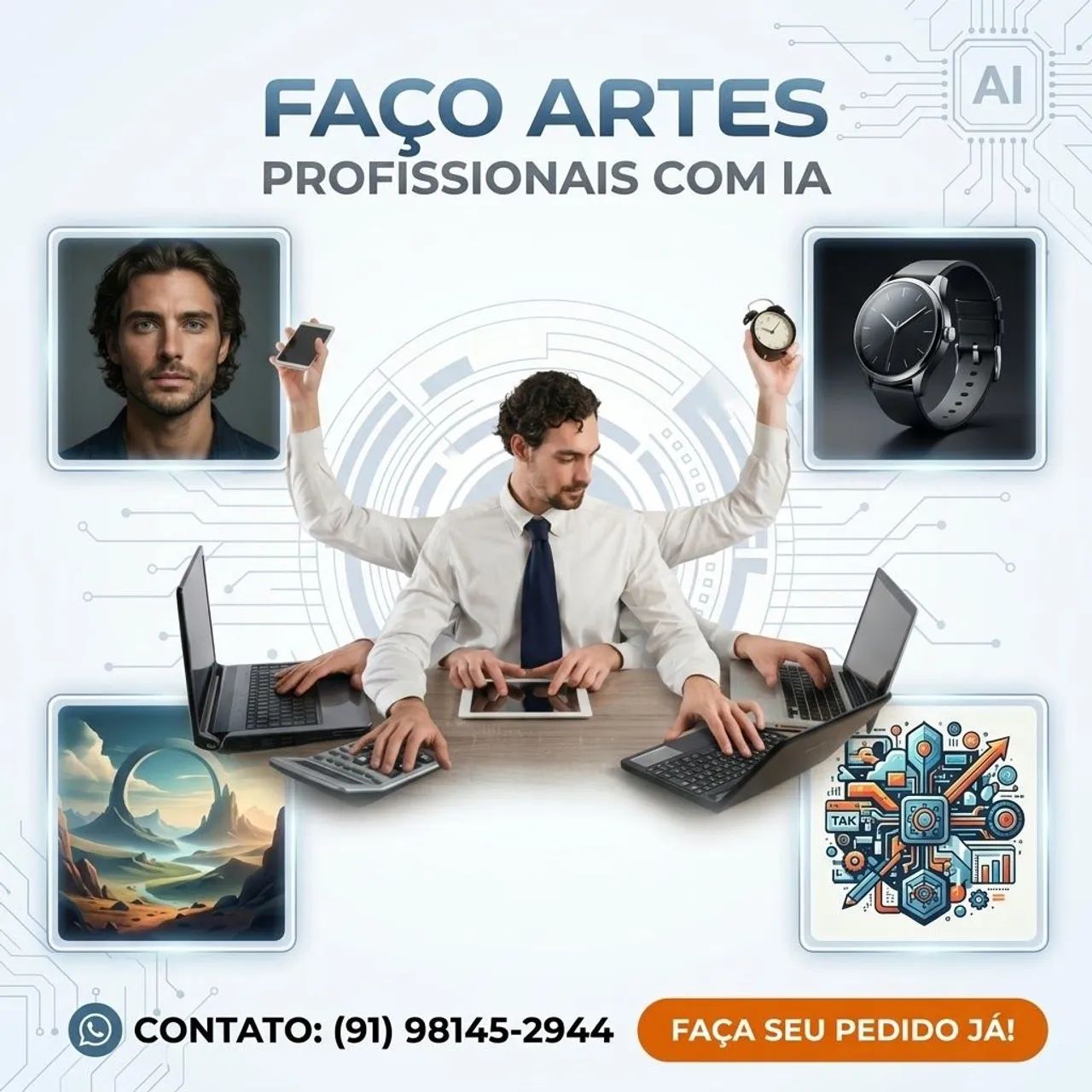 Criação de Artes Profissionais com Inteligência Artificial | Design Rápido
