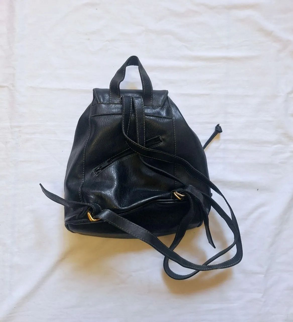 Bolsa Mochila de couro - Foto 2
