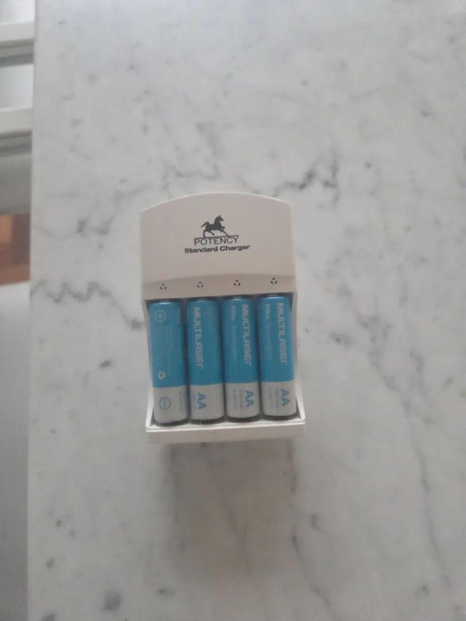 Carregador de pilhas com 4 pilhas incluídas 